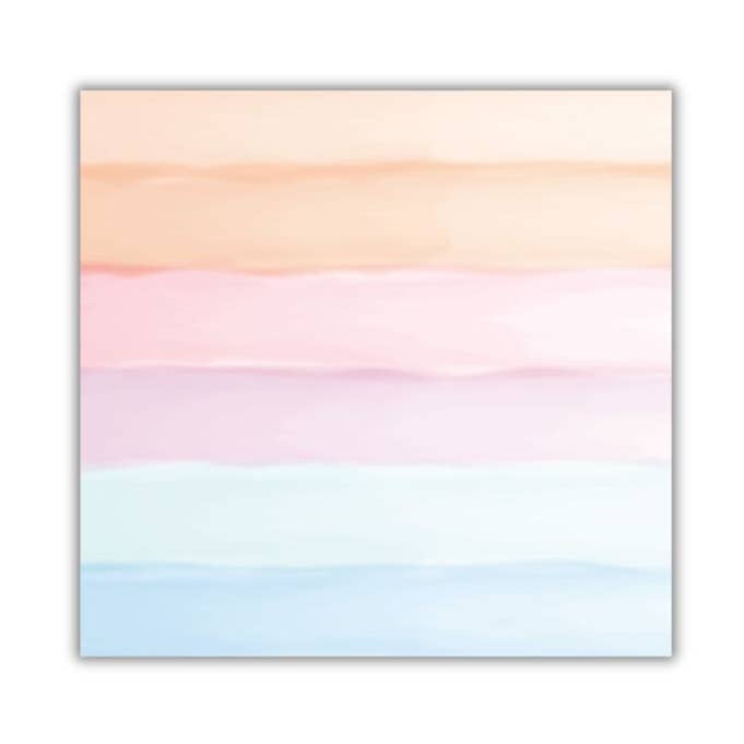 Watercolor Post-it® Note Pad – 3x3 – Soft Ombre sticky notes for wholesale by Post-it® Notes Design Series