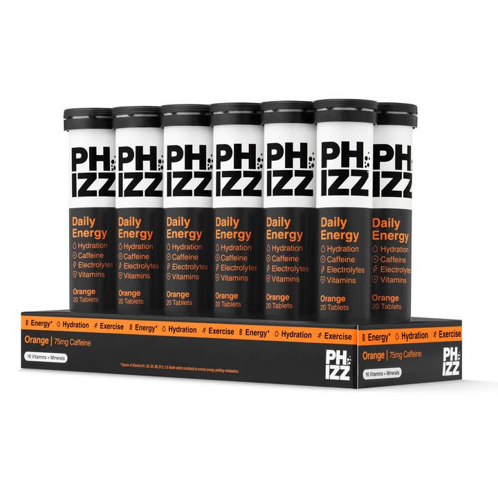 Phizz - Wholesale Voedingssupplement/vitamine - Phizz Daily Energy 20 bruistabletten 3-in-1 – Sinaasappel8
