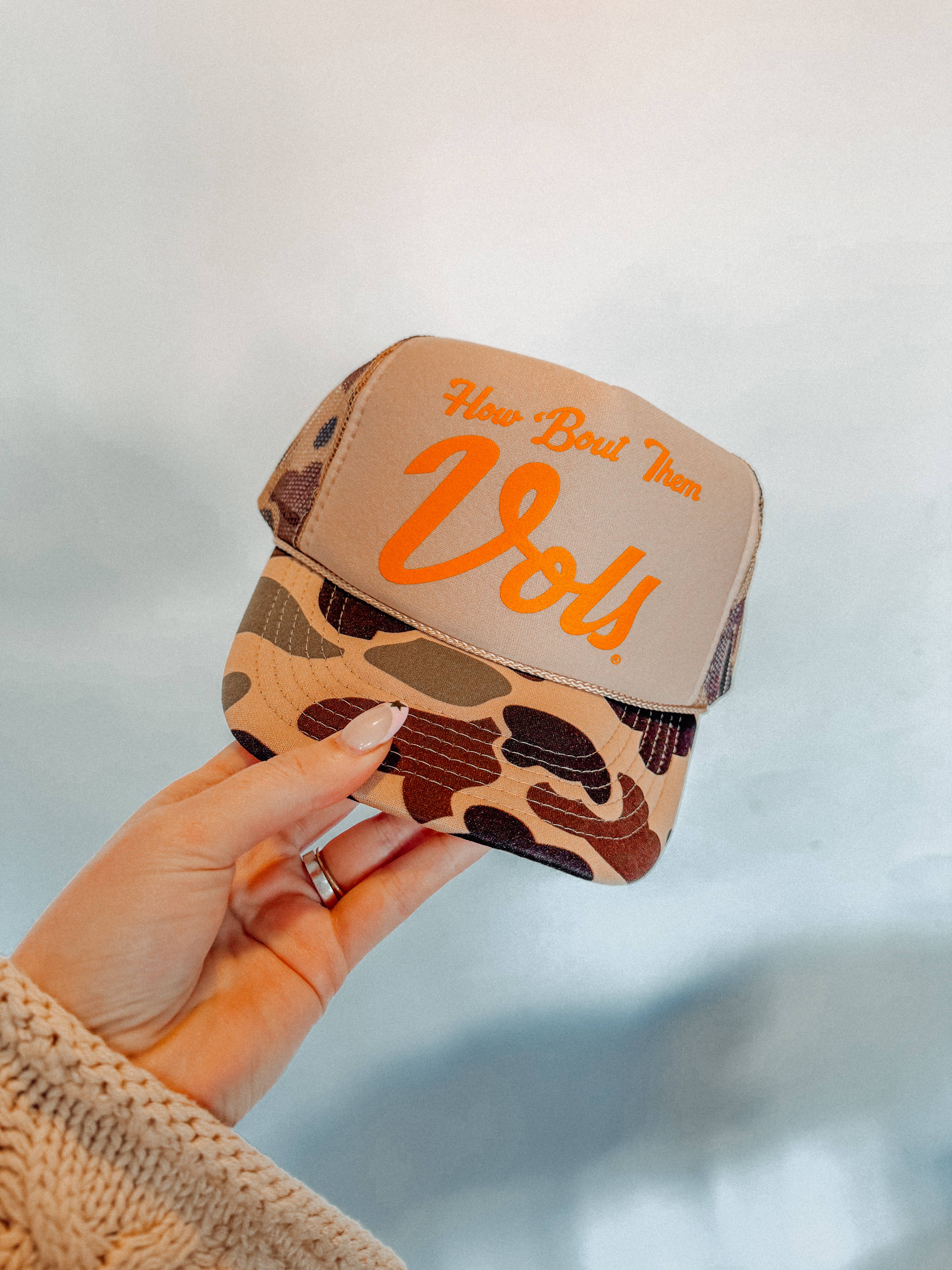 The Clandestine Underground - Wholesale Trucker Hat - Unisex - How 'Bout Them Vols, Game Day Trucker Hat