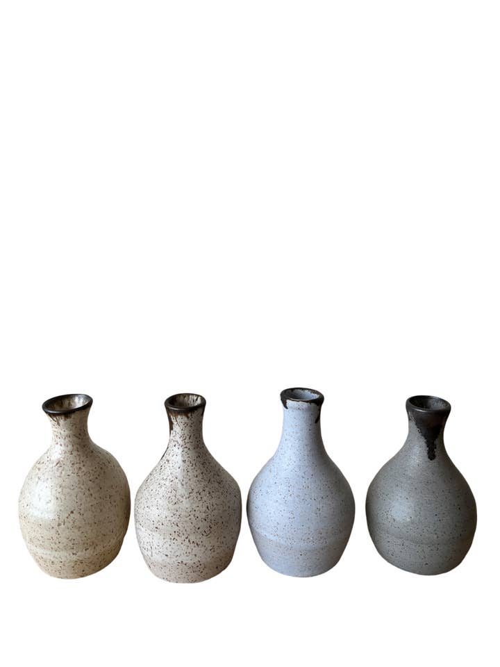 Luna Narrow Neck Vase for wholesale by Gina DeSantis Ceramics