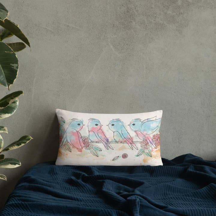 Coussin Oiseaux du paradis pour la vente par Cushion Covers Store