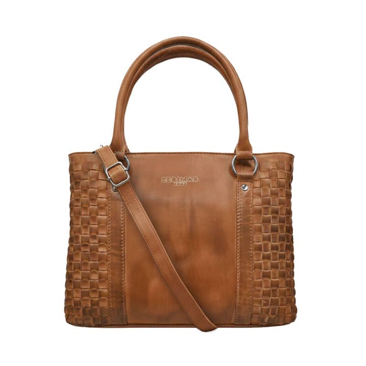 Zerimar Bolso Bandolera 100% Piel Medidas: 23x29x9 cm for wholesale by Zerimar 1942