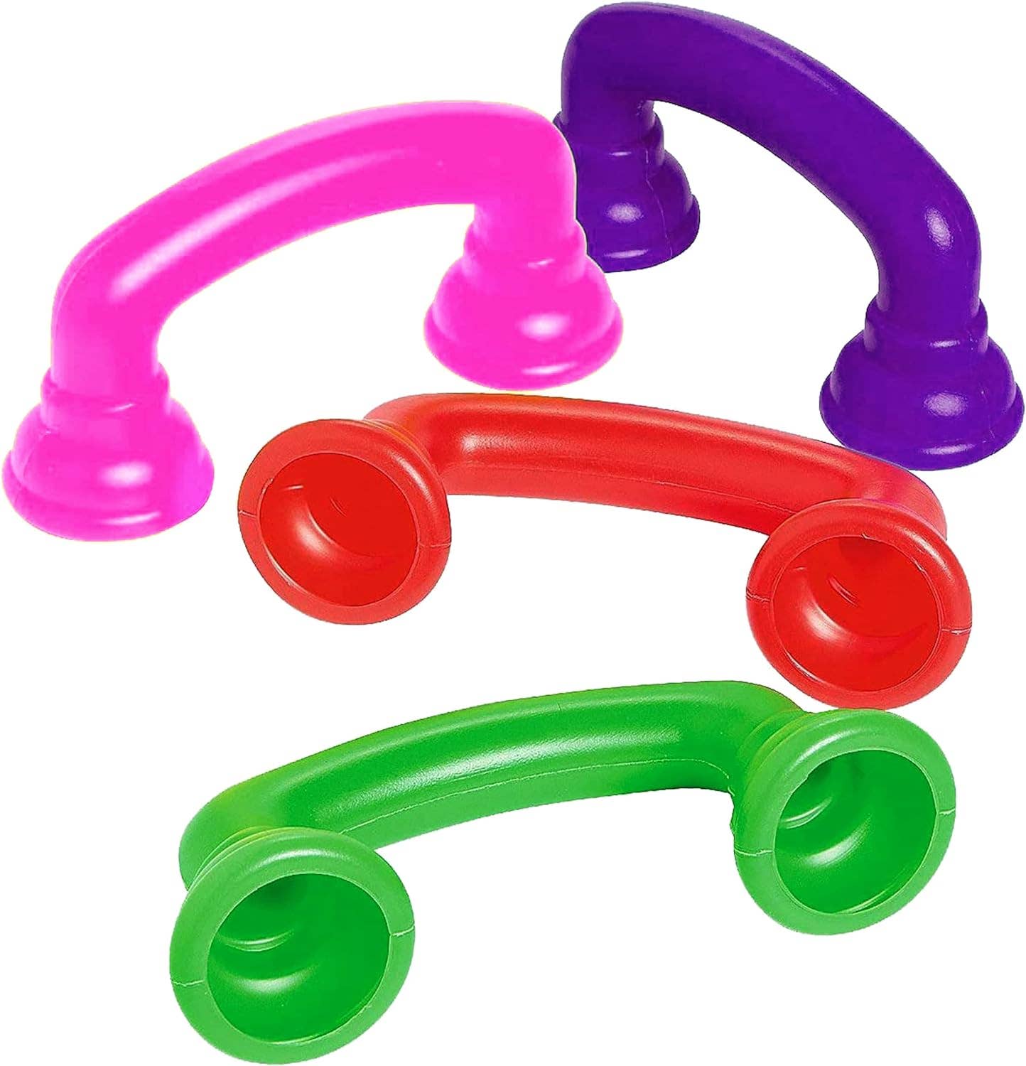 4E's Novelty - Wholesale Classic Toy - Kids - 4E's Novelty Whisper Phones for Reading [4 Pack] Auditory Feedback, Hear Myself Sound Phone - Accelerate Reading Fluency, Comprehension & Pronunciation - Speech Therapy Materials Toys3