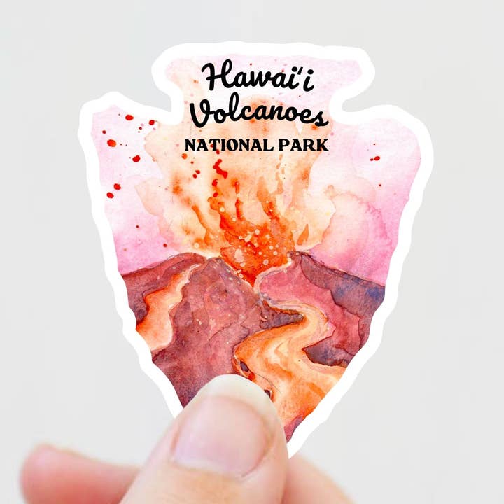 Hawaii Volcanoes National Park Sticker for wholesale by Studio Katie