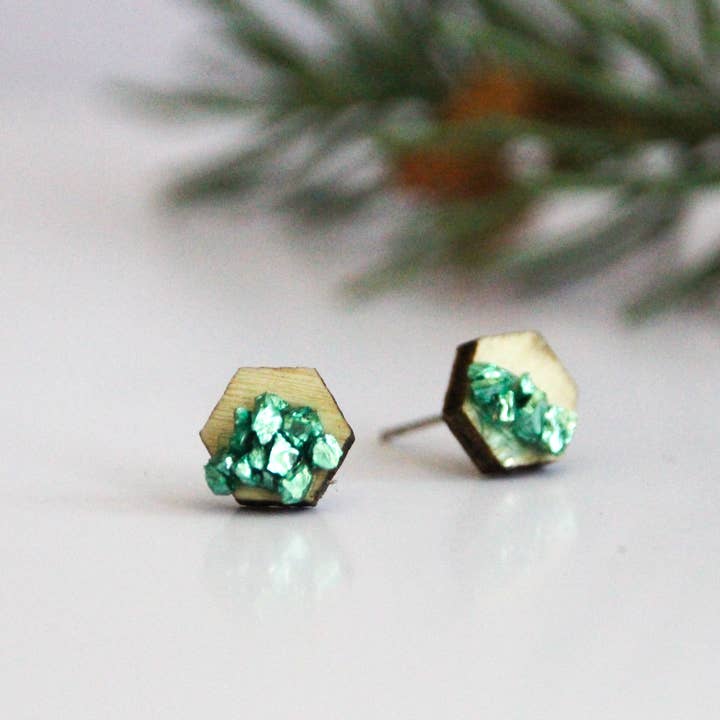 Ocean Blue | Stud Earrings for wholesale by 54+Pine