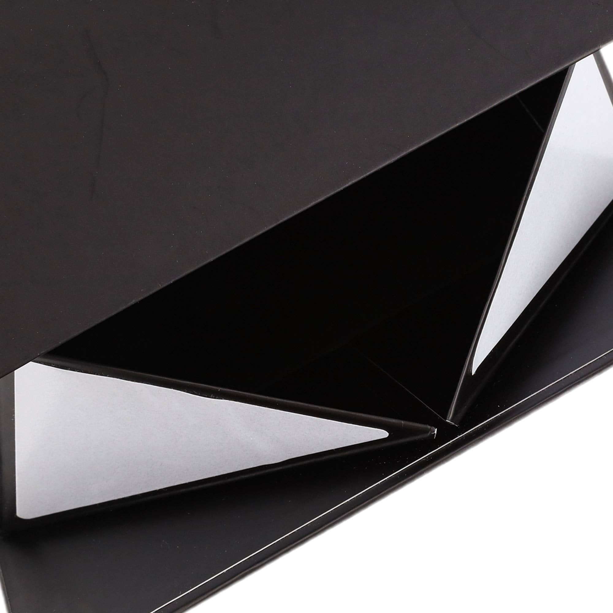 LA Ribbons Wholesale – wholesale Presentbox – 20 cm x 20 cm x 10 cm hopfällbar presentask med magnetiskt fyrkantigt lock | Svart2