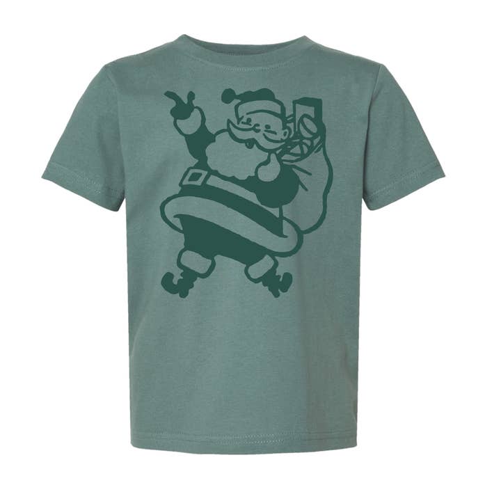 The Chester Drawer - Wholesale Screen Printed T-Shirt - Unisex - Retro Santa T-Shirt4