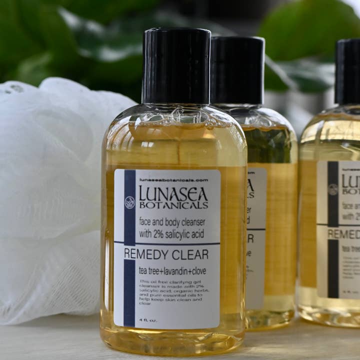 lunasea botanicals - Wholesale Facial cleanser - Remedy 2% Salicylic Acid Face and Body Cleanser2