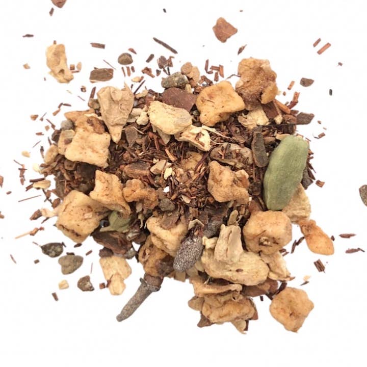 Chai-der - Chai, cidre de pomme, rooibos pour la vente par The Black Leaf Tea and Culture Shop