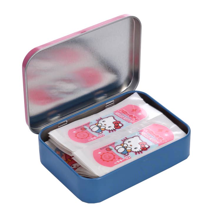 Takecare - Wholesale Bandaids/Bandages - Kids & Baby - Hello Kitty & Friends metal box with 24 bandages3