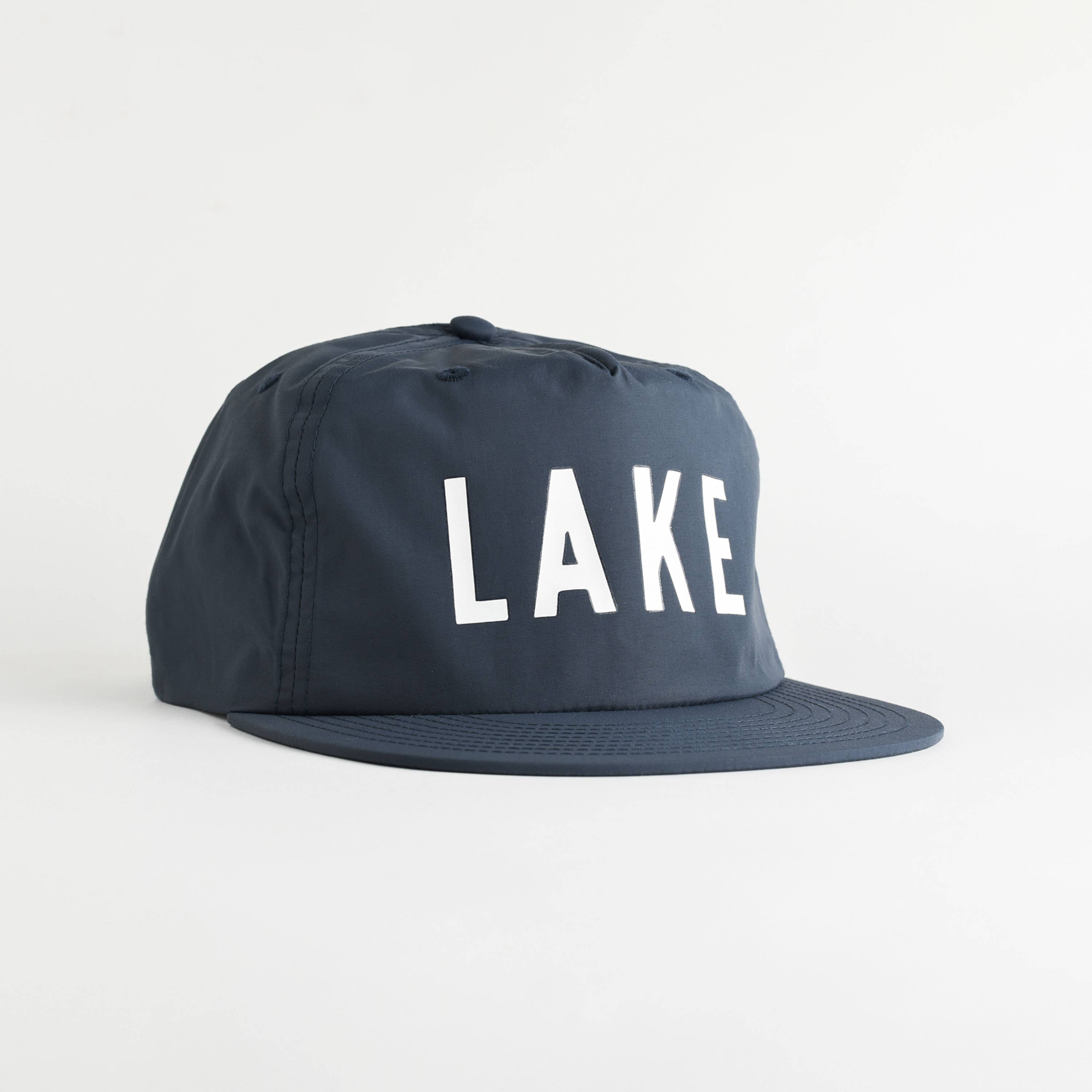 Endless August Supply Co. - Wholesale Flat Brim Cap - Unisex - Lake Recycled Nylon Hat10