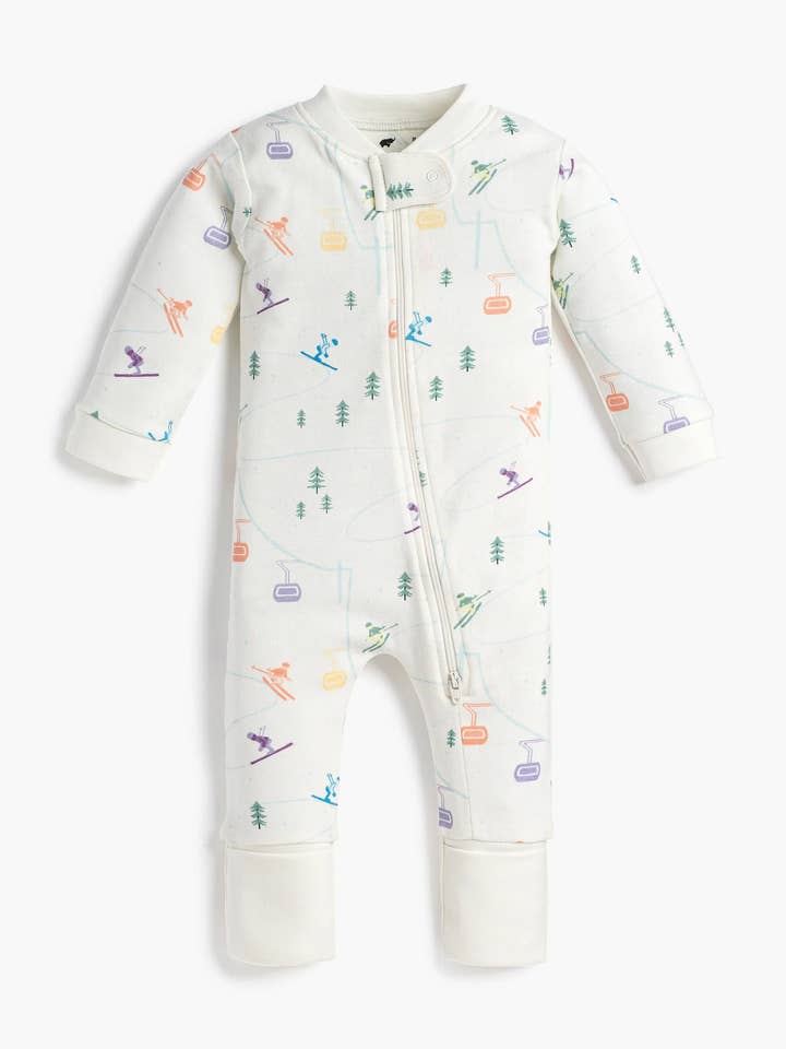 One-Piece Baby Pajamas_Alpine Adventures for wholesale by Monica + Andy