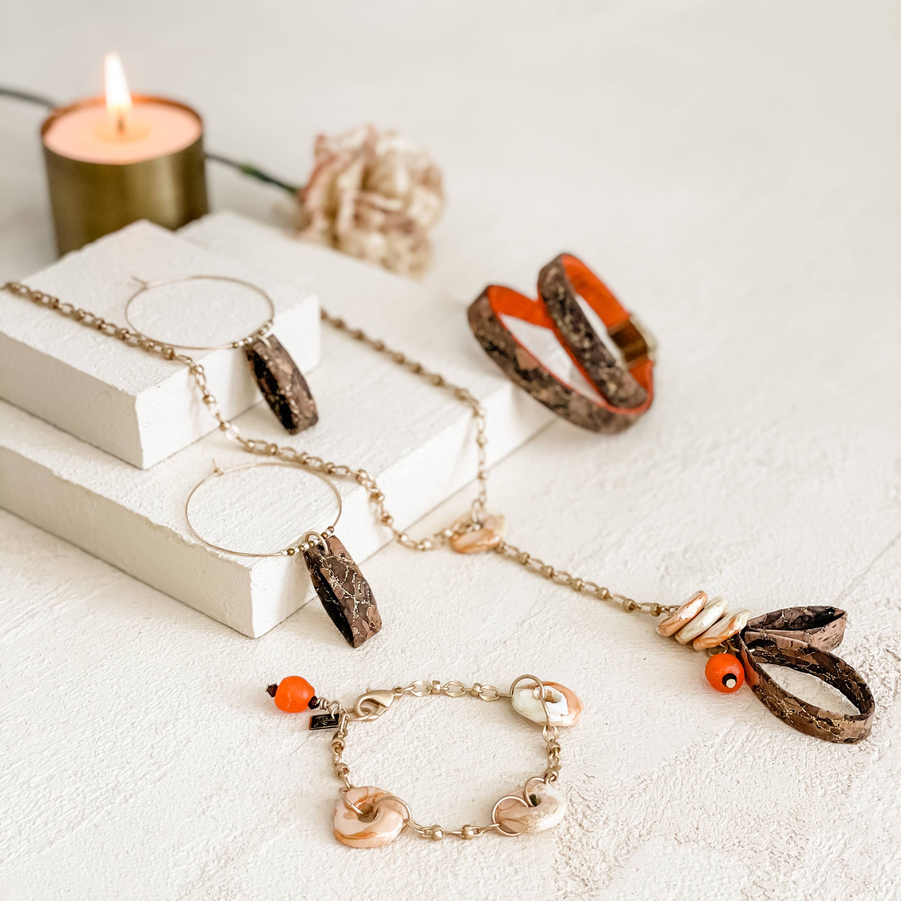 Diana Kauffman Designs - Wholesale Charm/Dangle Bracelet - Fire Element Bracelet1