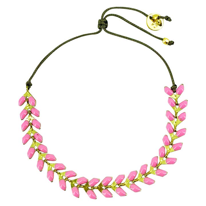 Sophie Deschamps Bijoux – Engroshandel Armbånd med led og kæde – LEOPOLD armbånd med emaljeret kæde17