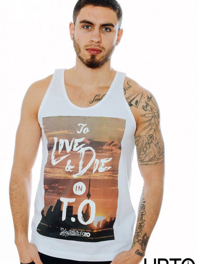 To Live & Die in T.O. Tank Top for wholesale by HeartBeats T.O.