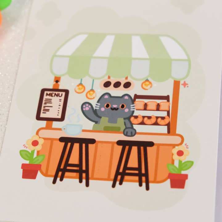 Sparkles in the Wild - Wholesale Art Print - Cute Coffee Shop Illustration Art Print6