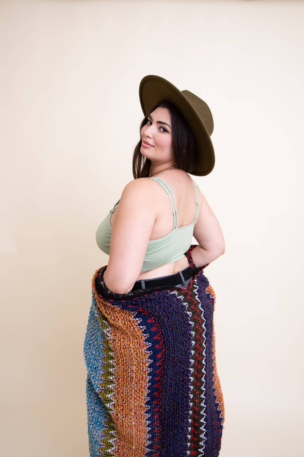 Leto Accessories - Wholesale Bralette - Women's - Boho Eye Lace Applique Bralette Plus Size10