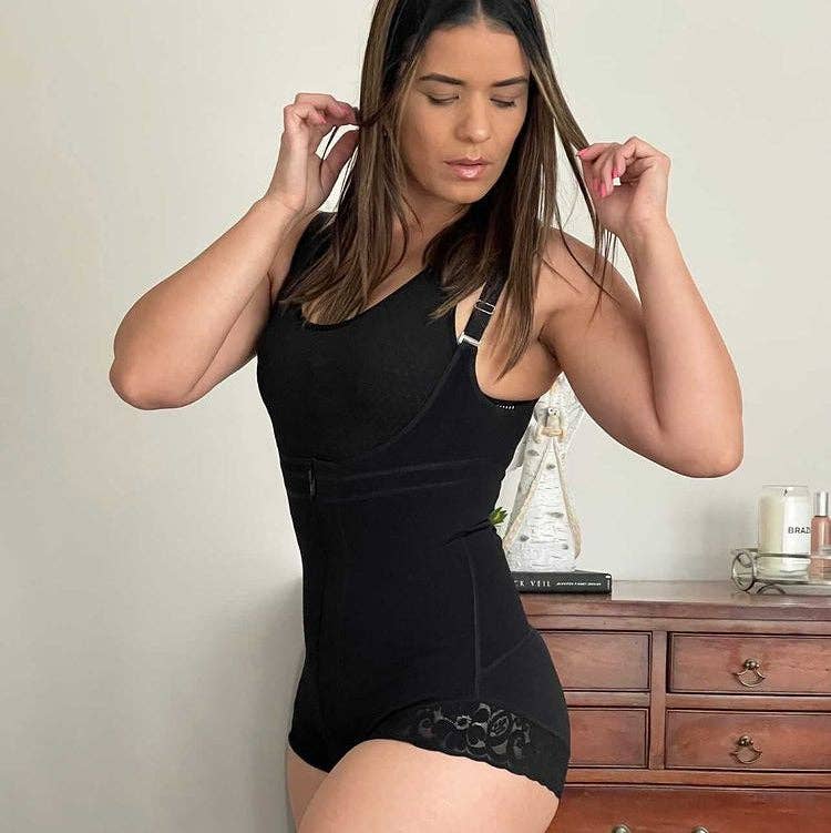 ShaperX Shapewear - Wholesale Shapewear - Women's - SHAPERX Colombian Firm Tummy Control Faja with Zip & Hooks7