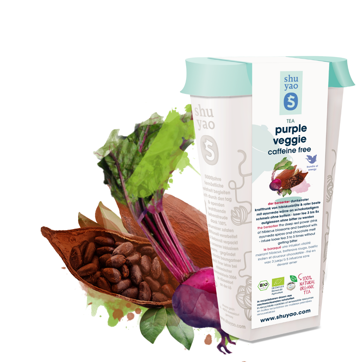 Shuyao - Vendita all'ingrosso Tisane salutari e depurative - Tè invernale biologico Shuyao 15x in un set o singolarmente in una scatola aromatica15