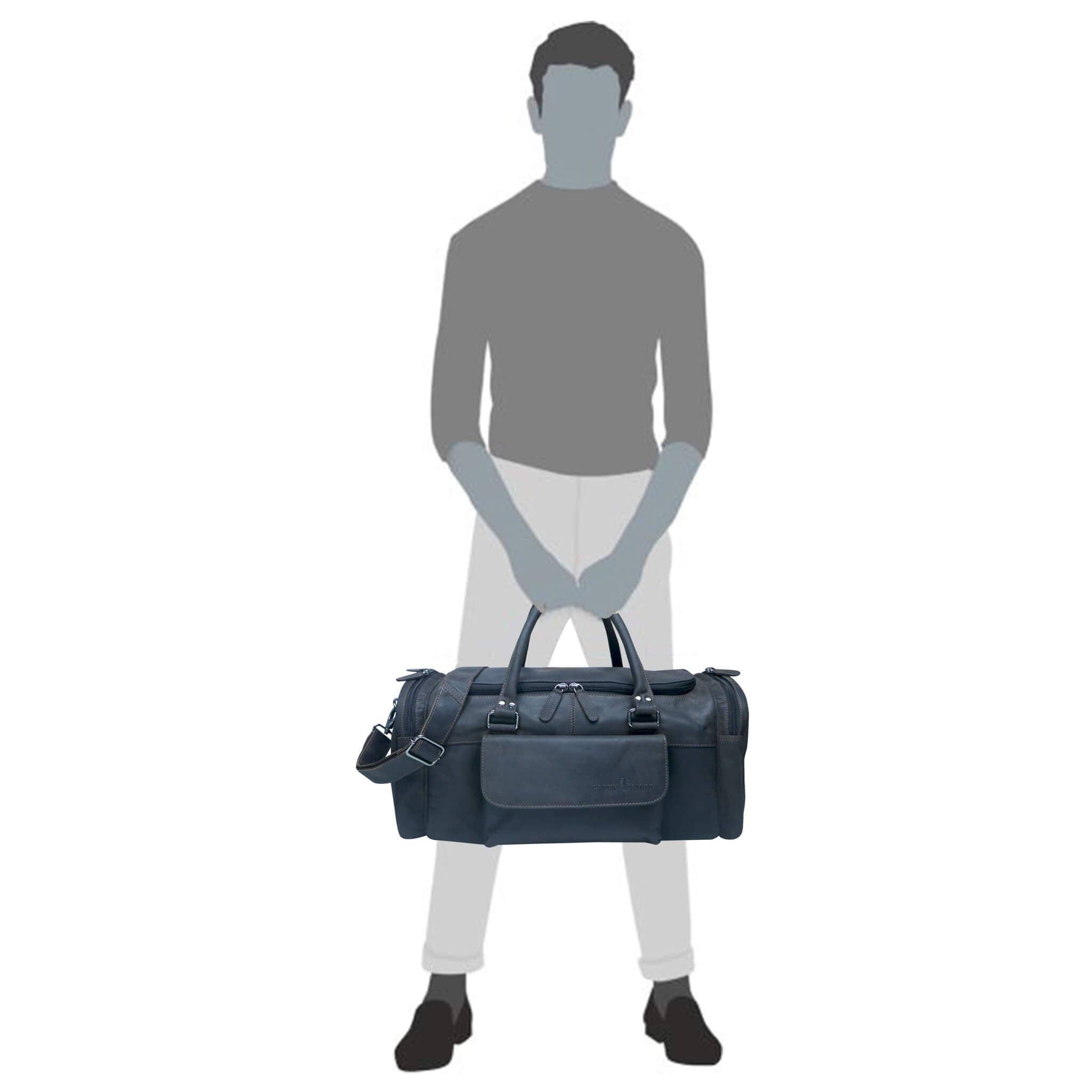 Greenwood - Wholesale Duffel- en weekendtas - Uniseks - Greenwood Finn leren sporttas en kleine reistas voor mannen en vrouwen23