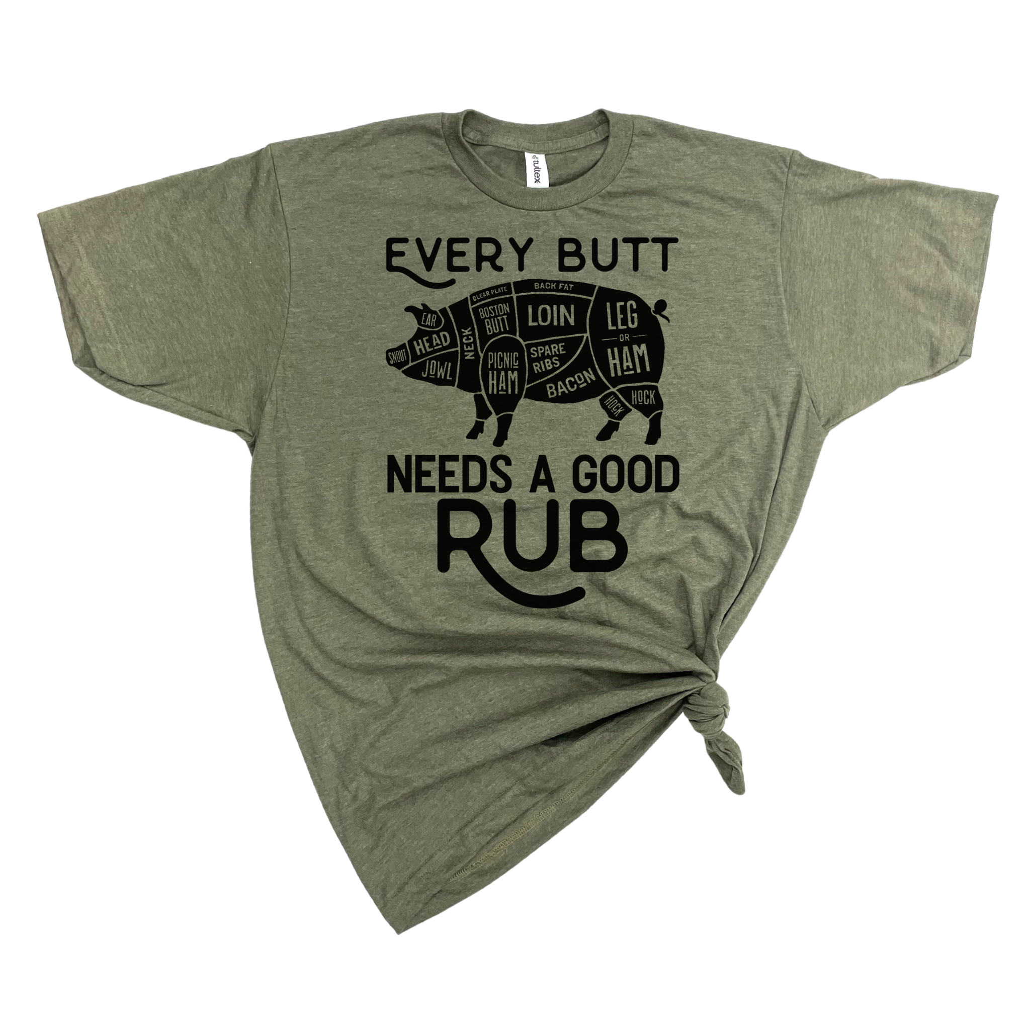 dkhandmade - Wholesale Screen Printed T-Shirt - Men's - EVERY BUTT NEEDS A GOOD RUB T-SHIRT1