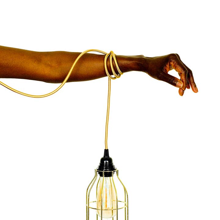 Hoopzi - Wholesale Lamp Shade - Bala and Hang Lampshade Cage - Gold