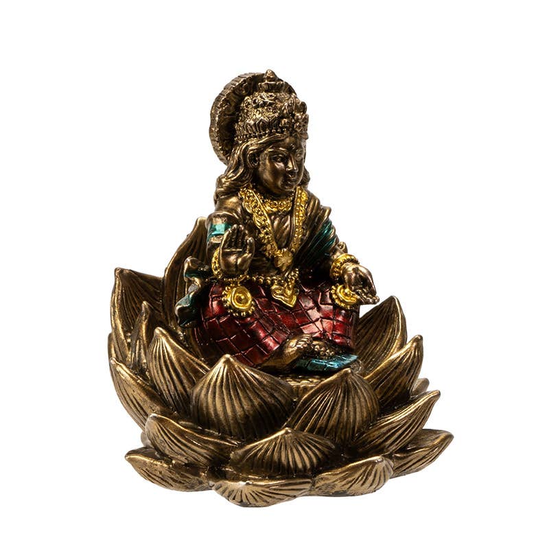 Pacific Trading - Wholesale Decorative Figurine - Lakshmi Hindu Goddess on Lotus2