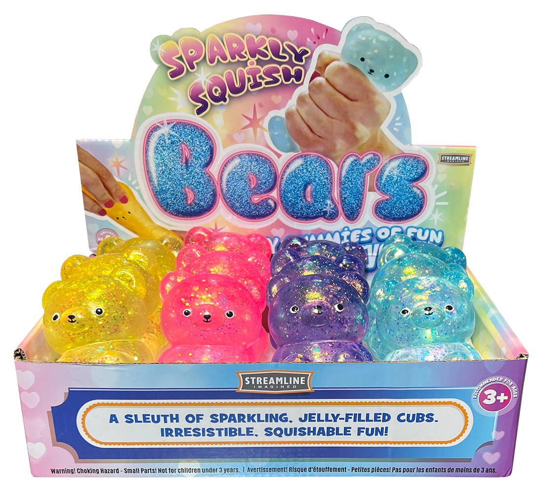 Streamline - Wholesale Squishy toy – Kids & Baby - Sparkly Squish Bears5