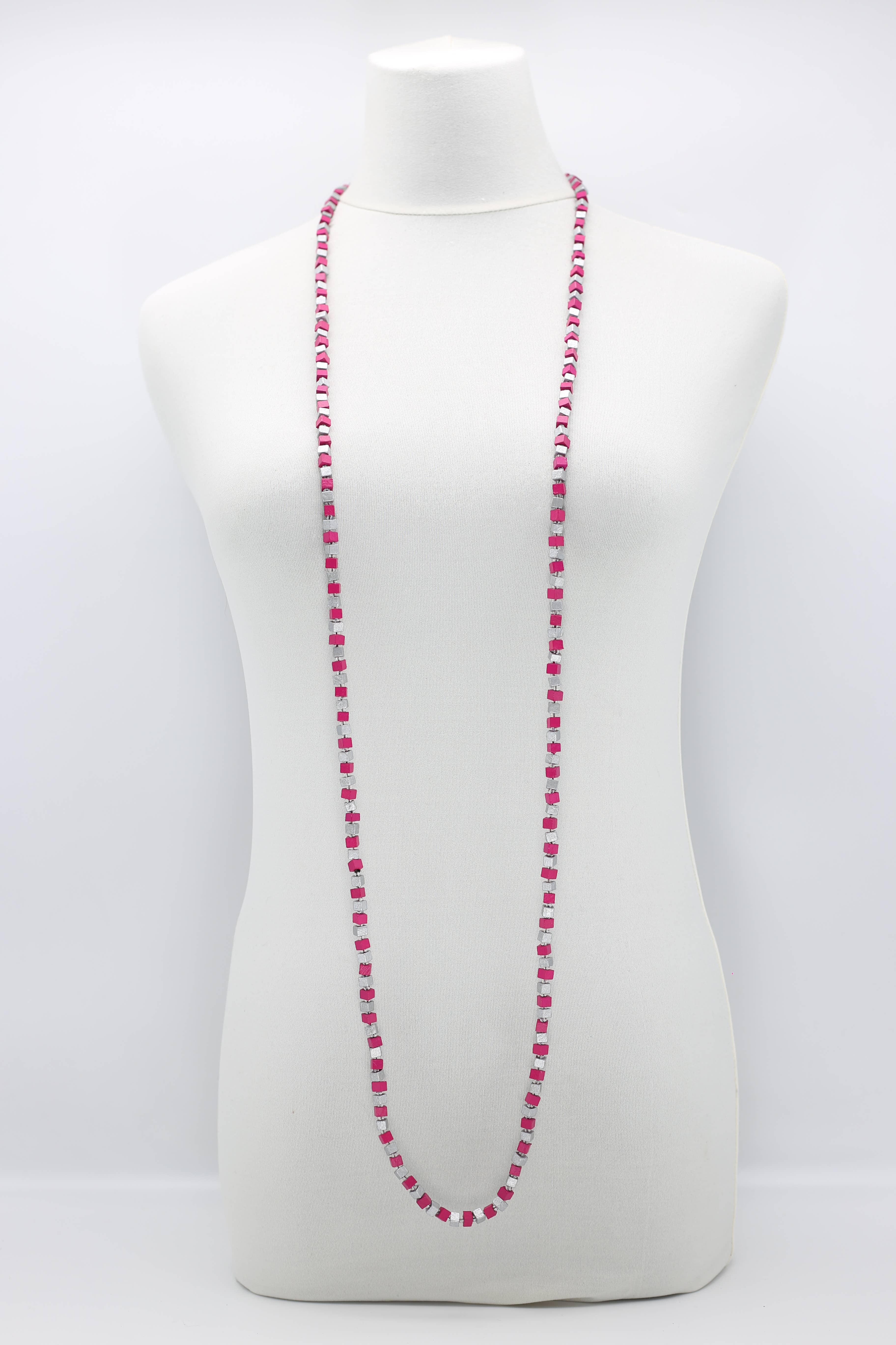 Jianhui London – Engroshandel Perlehalskæde – Den næste Pashmina halskæde Træperler - Mosaic Art34