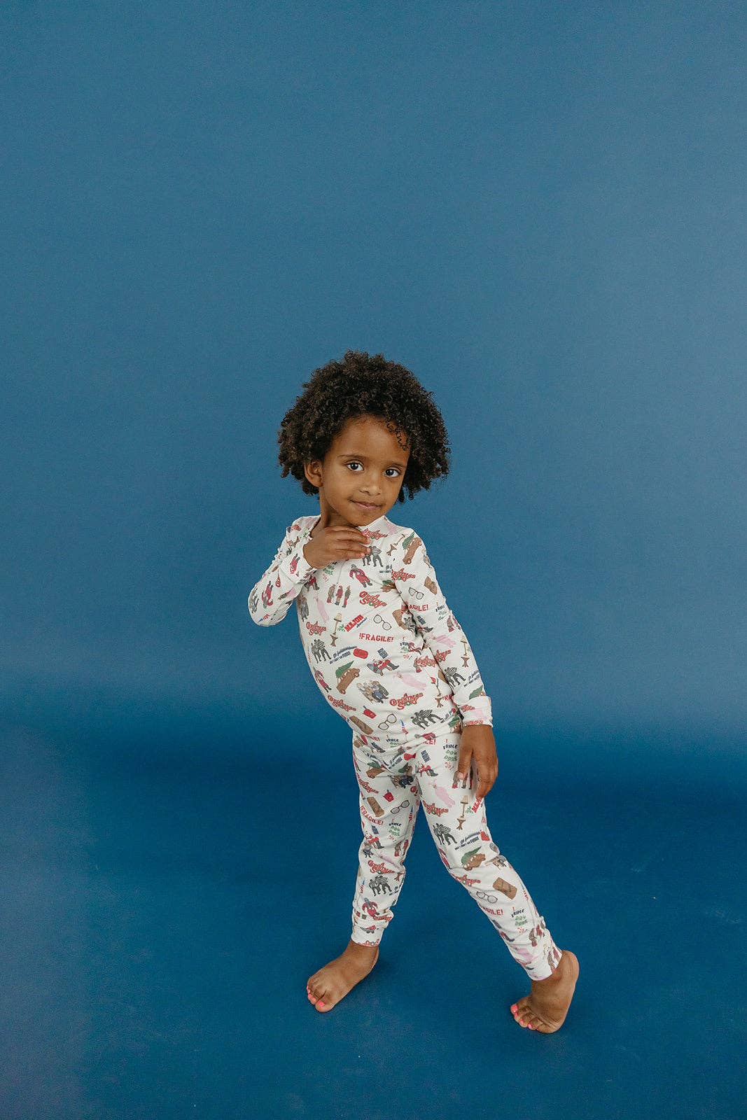 Copper Pearl - Wholesale Sleepwear Set - Kids - 2pc Long Sleeve Pajama Set - A Christmas Story2