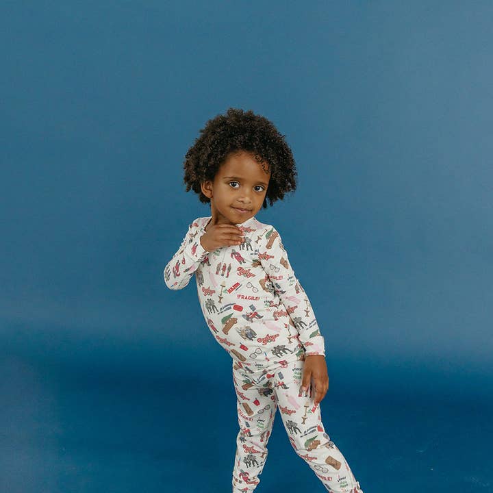 Copper Pearl - Wholesale Sleepwear Set - Kids - 2pc Long Sleeve Pajama Set - A Christmas Story2