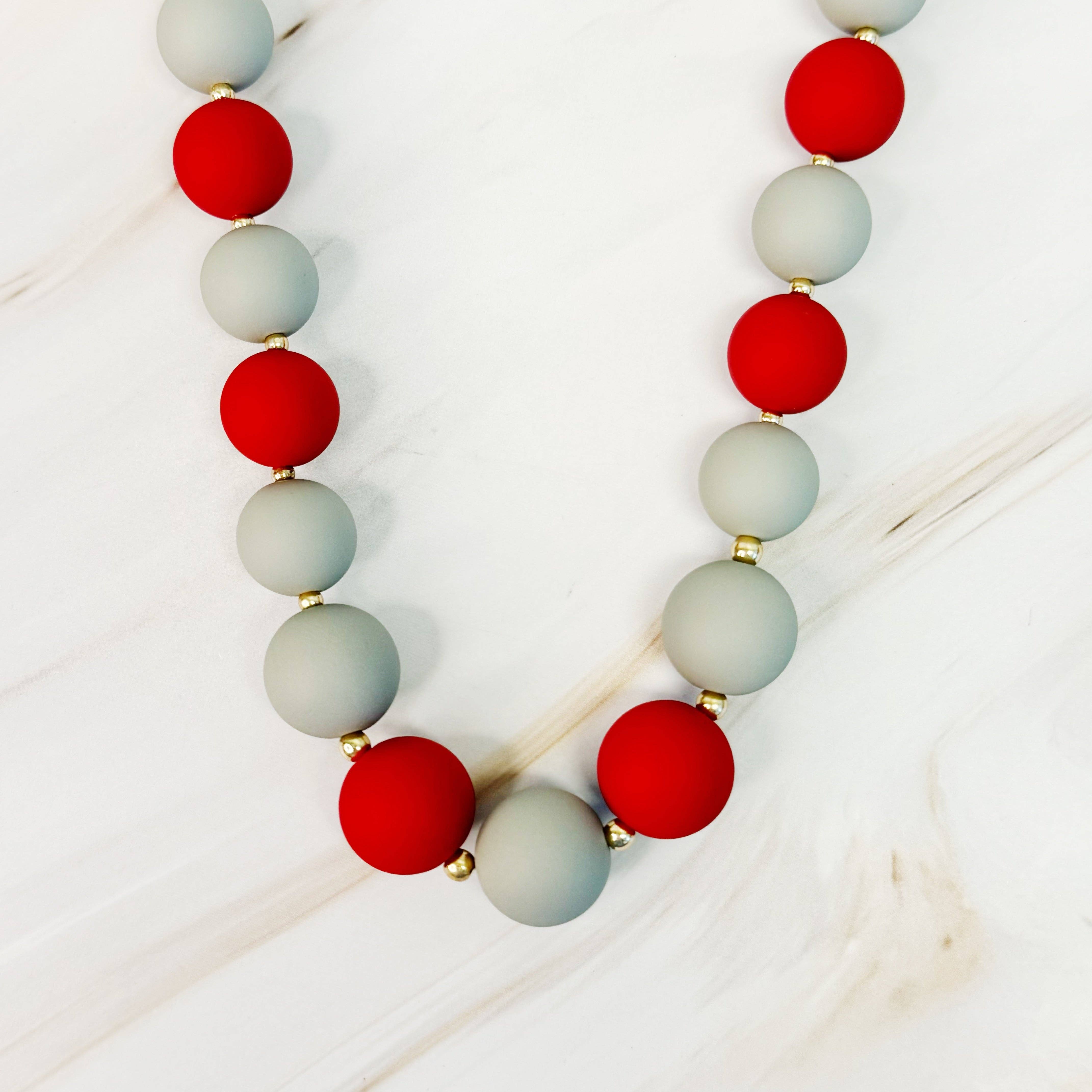 Ellison+Young - Wholesale Beaded/Pearl Necklace - Champion Of The Game Ball Bead Necklace3