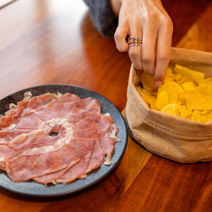 Chips Sarriegui - Wholesale Chips - IBERIAN HAM FLAVORED POTATO CHIPS 40 g2