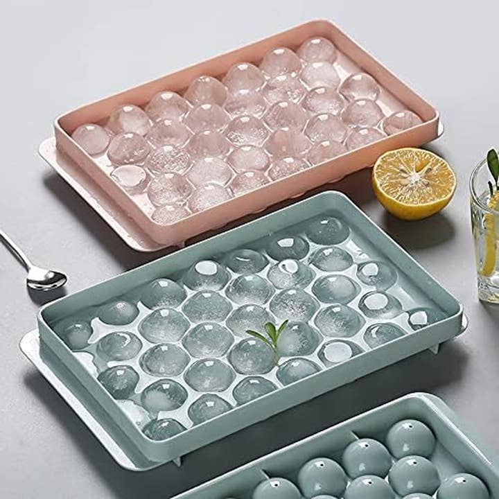 Vigor Path - Wholesale Ice tray/mould - Round Ice Cube Trays for Freezer - Includes 2 Ice Trays.4