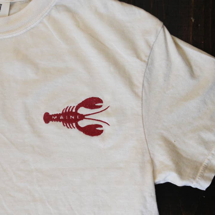 Ivory Maine Lobster Shirt for wholesale on Faire