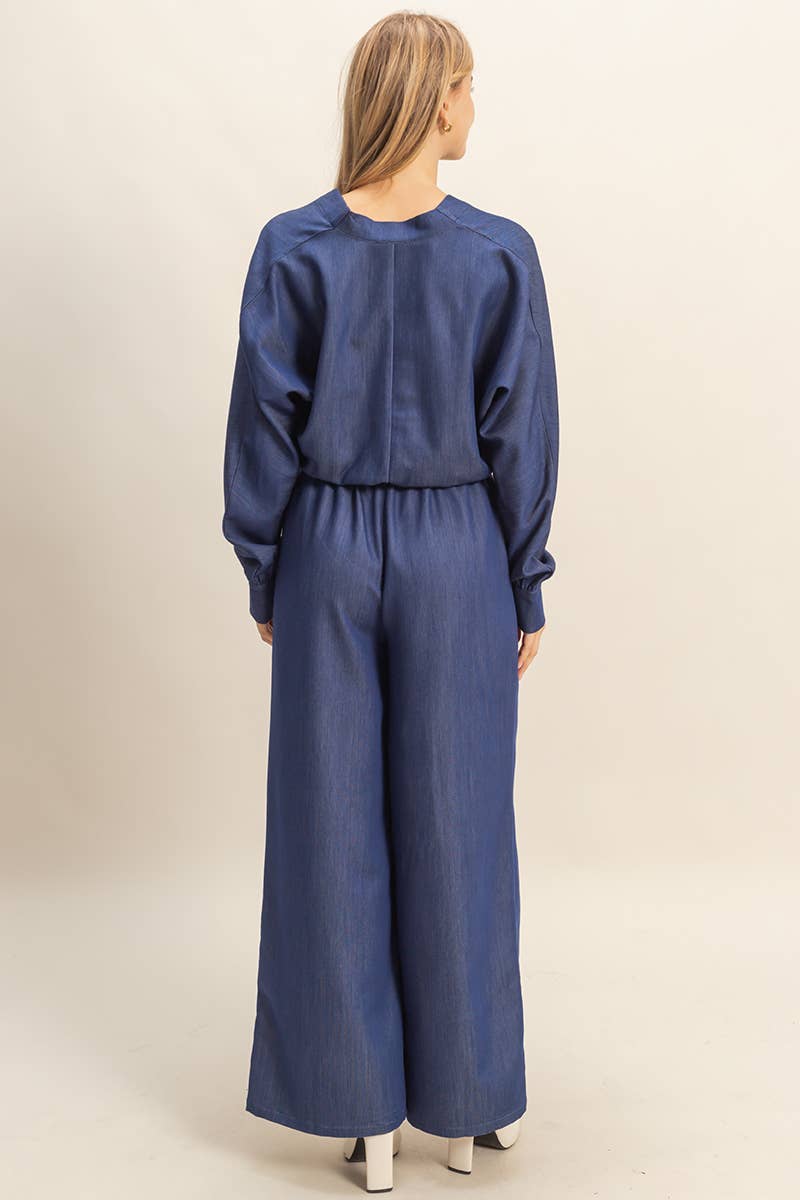 HYFVE – wholesale Top & pants set (NOT Loungewear) – Women's – Wrap Top And Wide-Leg Pants Set9