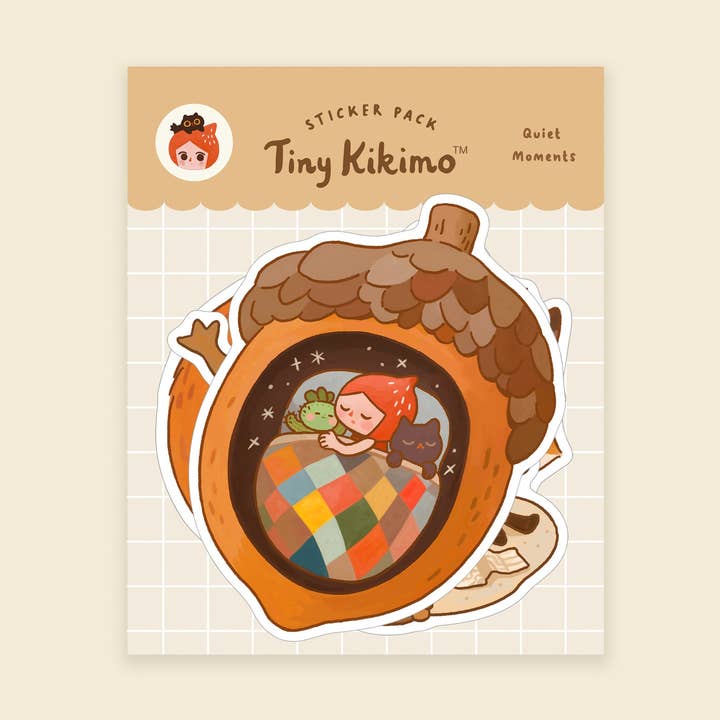 Quiet Moments - Sticker Pack for wholesale by MoonQi.Art LLC