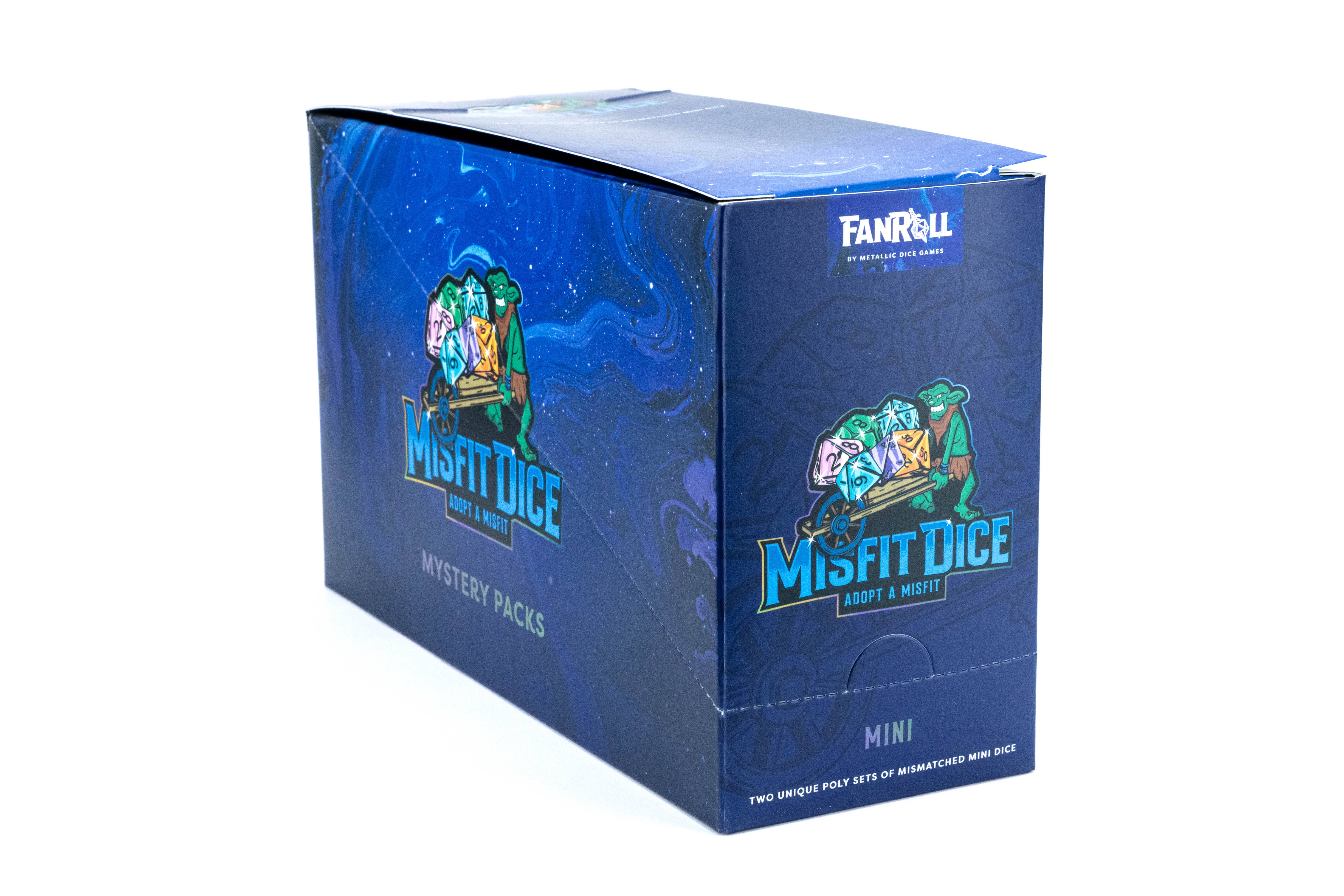 FanRoll by Metallic Dice Games - Vente Dé - NOUVEAU : Misfit Mini Dice : Adopt A Misfit (Blind Pack/2 sets)6