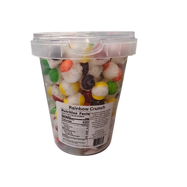 You Deserve It - Wholesale Boiled sweets - Rainbow Crunch Cup1