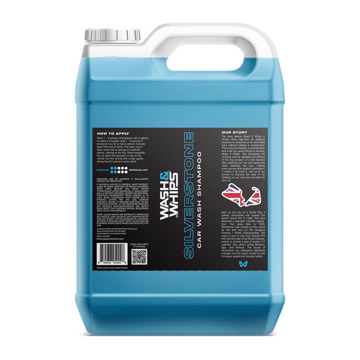 Wash & Whips - Wholesale Automotive Cleaning Products - WASH&WHIPS Silverstone Car Wash Shampoo6