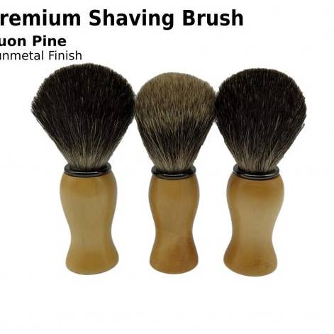 Brocha de afeitar de madera de tejón de Tasmania para venta al por mayor de Tassie Timber Things