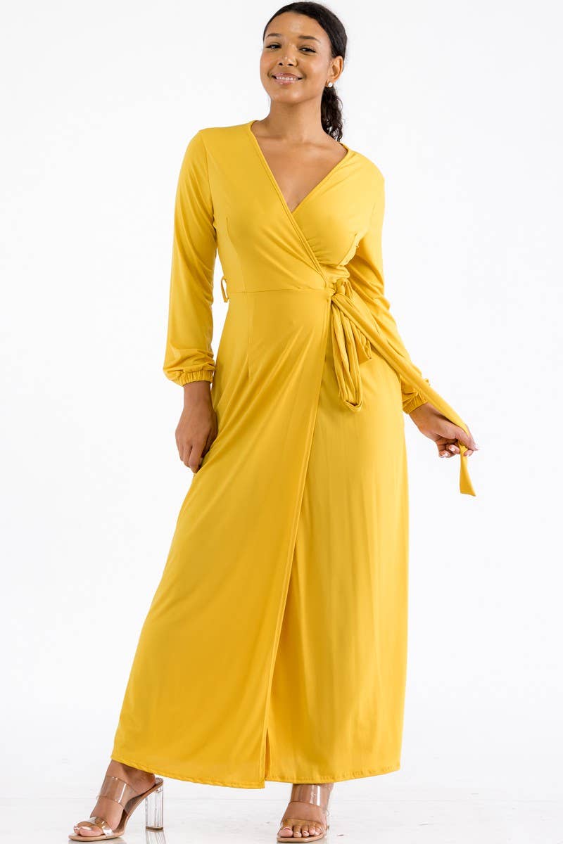 H&H Fashion Inc. - Wholesale Dress - Women's - HH548X1-LS PLUS SIZE LONG SLEEVE MAXI DRESS10