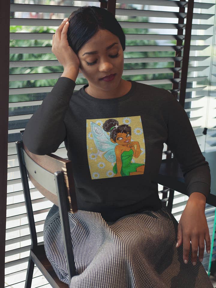 Tinkerbell sweatshirt voor wholesale door D. Ridley Designs