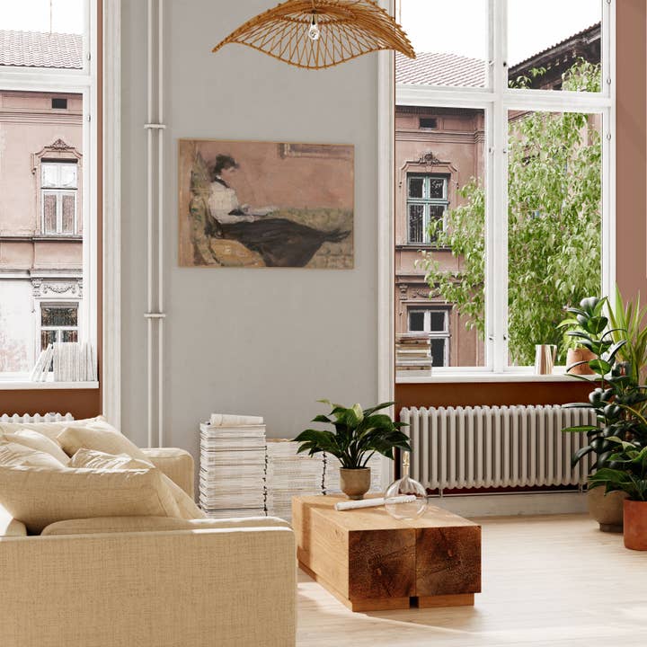 Knot & Soul – Impressão artística por atacado – Mulher Livro Leitura Biblioteca de Pintura Wall Art3