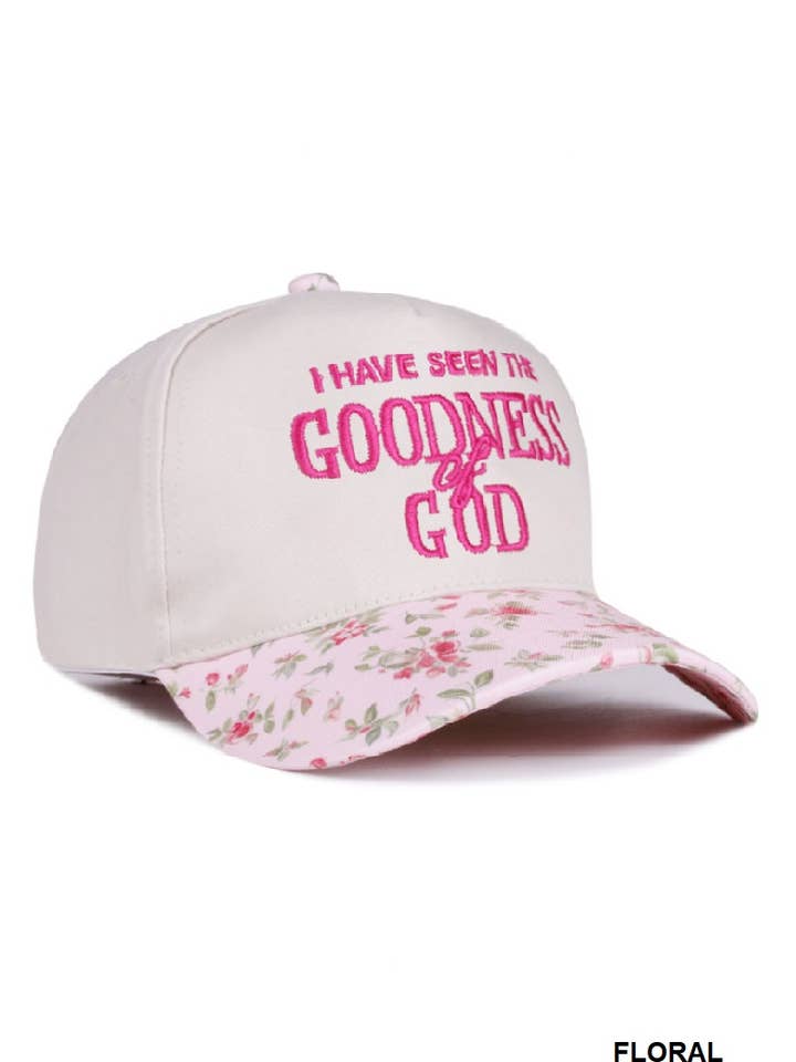 ,,,....1015 I Have Seen The Goodness Of God Two Tone Canvas Cotton Cap S for wholesale by 42POPS