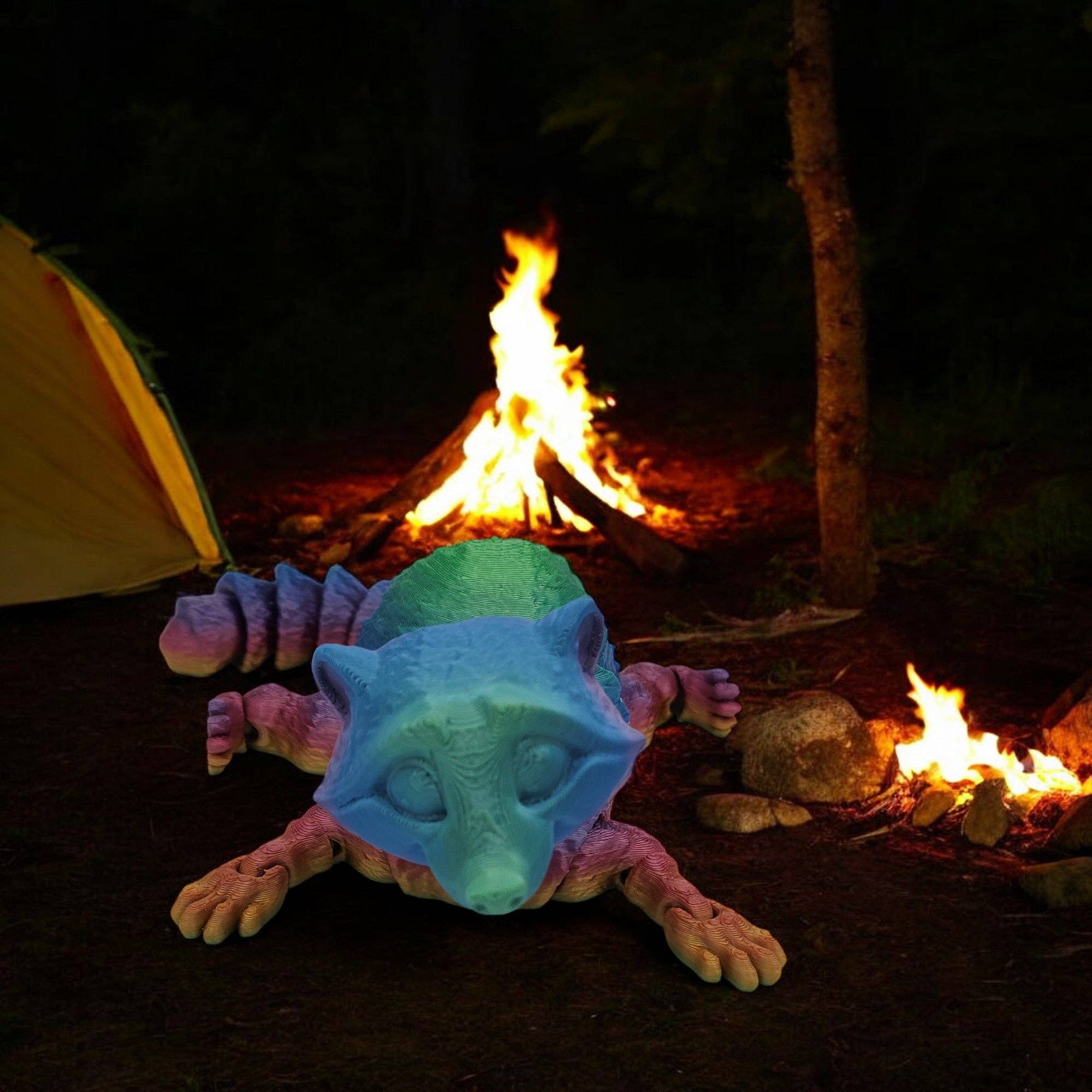 Fantasy Pets – Brinquedo estatueta - Crianças por atacado – Rustle Racoon8