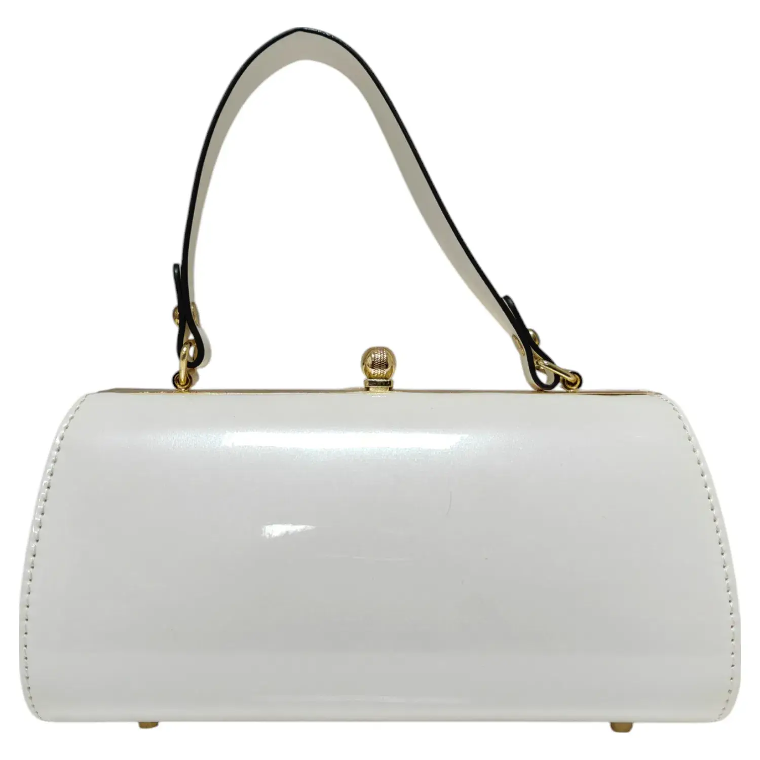 Superbia - Wholesale Top Handle Bag - Women's - Small Clasp Opening Patent Top Handle Bag Party EveningA96086