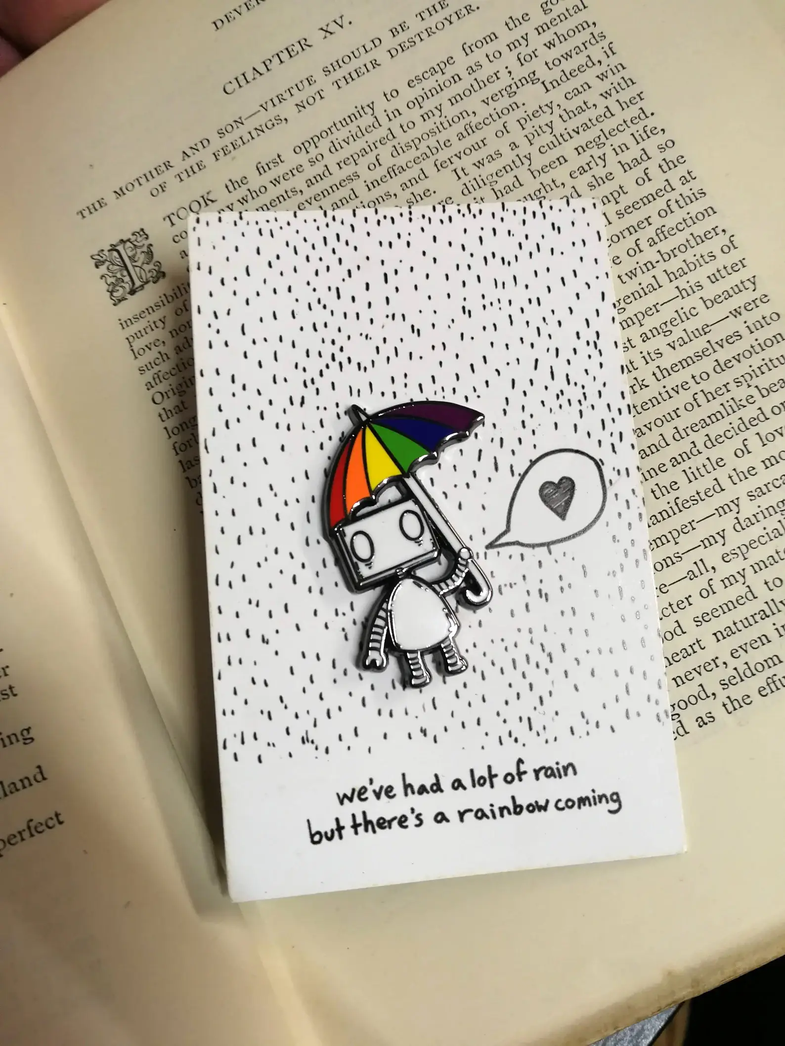 Jon Turner Illustration - Wholesale Lapel Pin/Button - Rainbow Robot Enamel Pin3