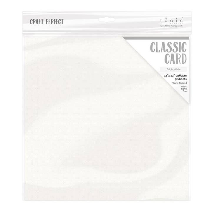 Tonic Studios – wholesale Craft supplies – Craft Perfect - Essential 12"x12" Classic Card - 30 Sheet Bundle - CB0069