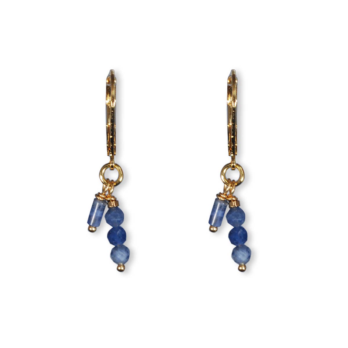 Jazu Jewellery - Venta al por mayor Pendientes colgantes - Pendientes Nona con piedras semipreciosas4